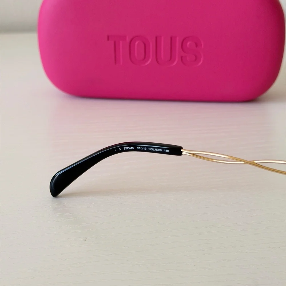 New, Tous STO445 0300, Gold Frame, Authentic